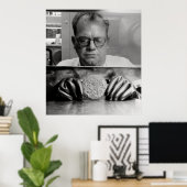 GEVAARLIJKE PLUTONIUMBUTTON POSTER (Thuiskantoor)