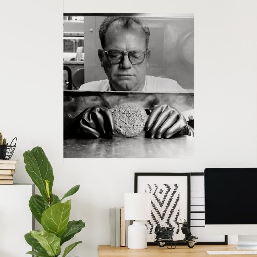 GEVAARLIJKE PLUTONIUMBUTTON POSTER (Thuiskantoor)