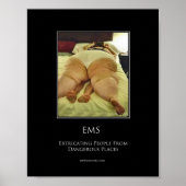 Gevaarlijke posities Motivatie Poster (Voorkant)