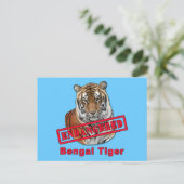 Gevaarlijke producten uit de Bengaalse tijger Briefkaart (Staand voorkant)