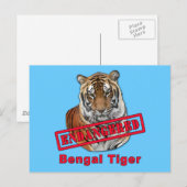 Gevaarlijke producten uit de Bengaalse tijger Briefkaart (Voorkant / Achterkant)