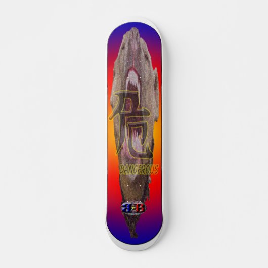 Gevaarlijke puppy Skateboard (Voorkant)