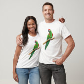 Gevaarlijke rode Macaw Parrot T-Shirt (Unisex)