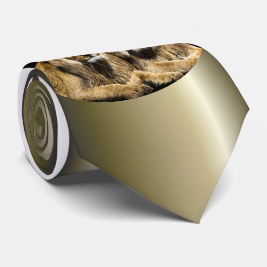 Gevaarlijke roofdieren stropdas (Opgerold)