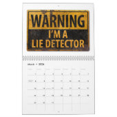 GEVAARLIJKE SIGNS Funny Warning Attentie Metal Rus Kalender (Mar 2026)