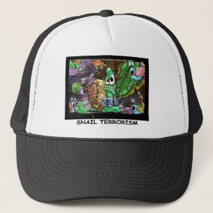 Gevaarlijke Slakken Grappige T-shirts Cadeaus & Ve Trucker Pet