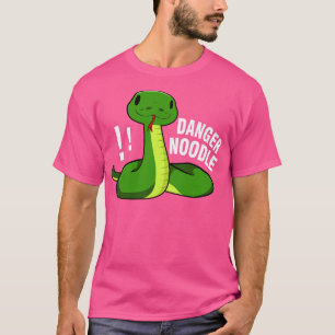 Gevaarlijke slang bedreigend stof t-shirt