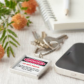 Gevaarlijke Sleutelhanger (Zijkant)