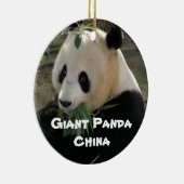 Gevaarlijke soorten Serie Giant Panda Keramisch Ornament (Rechts)