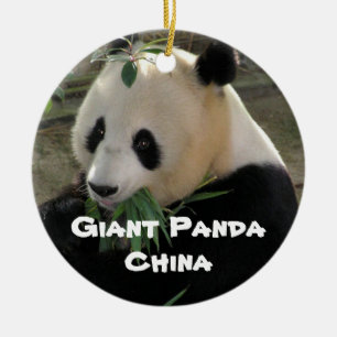 Gevaarlijke soorten Serie Giant Panda Keramisch Ornament