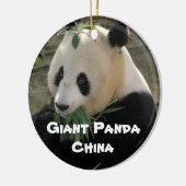 Gevaarlijke soorten Serie Giant Panda Keramisch Ornament (Links)