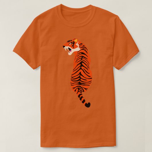 Gevaarlijke tijger t-shirt (Design voorkant)