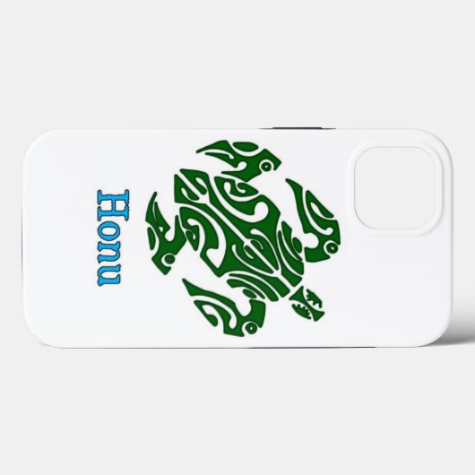 Gevaarlijke Tribale Hawaiian Green Zee Turtle Case-Mate iPhone Case (Achterkant (horizontaal))