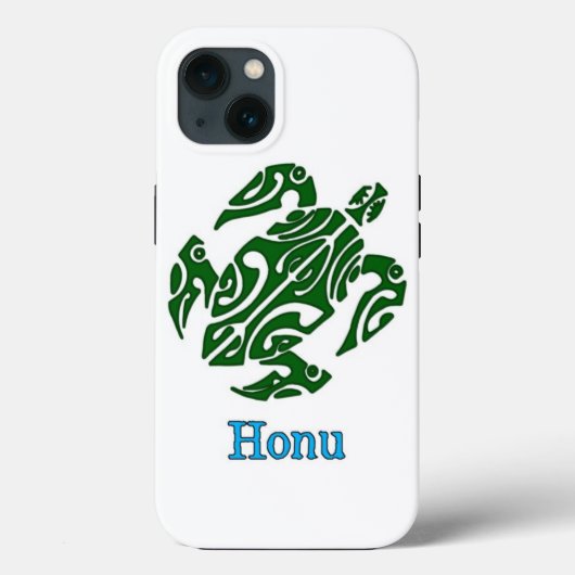 Gevaarlijke Tribale Hawaiian Green Zee Turtle Case-Mate iPhone Case (Achterkant)