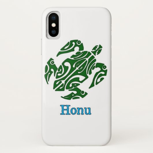 Gevaarlijke Tribale Hawaiian Green Zee Turtle Case-Mate iPhone Case (Achterkant)