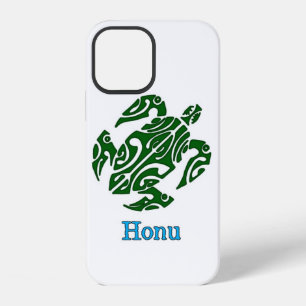 Gevaarlijke Tribale Hawaiian Green Zee Turtle iPhone 12 Hoesje