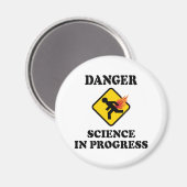 Gevaarlijke wetenschap in uitvoering - Flaming Far Magneet (Voorkant / Achterkant)