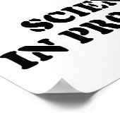 Gevaarlijke wetenschap in uitvoering - Flaming Far Poster (Hoek)