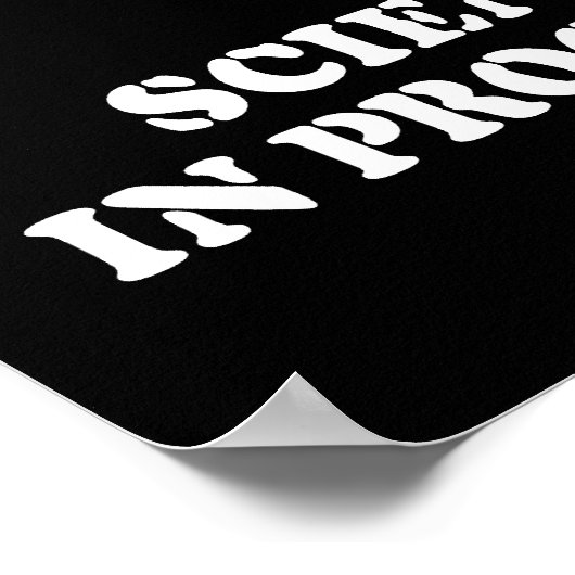 Gevaarlijke wetenschap in uitvoering - Flaming Far Poster (Hoek)