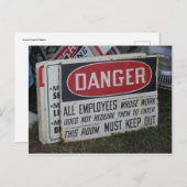 Gevaarscode Briefkaart (Voorkant / Achterkant)