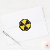 Gevaarscode Ronde Sticker (Envelop)