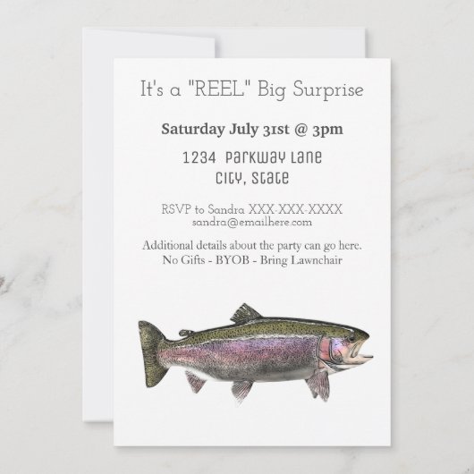 Gevaarssport van regenboogforel volwassen Mannen V Kaart (Achterkant)