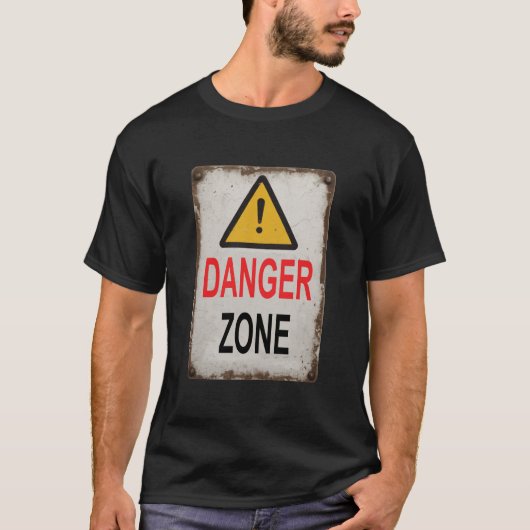 GEVAARZONESIGNAGE T-SHIRT (Voorkant)