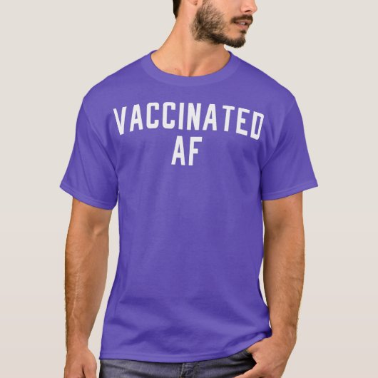 gevaccineerd AF-Shirt T-shirt (Voorkant)
