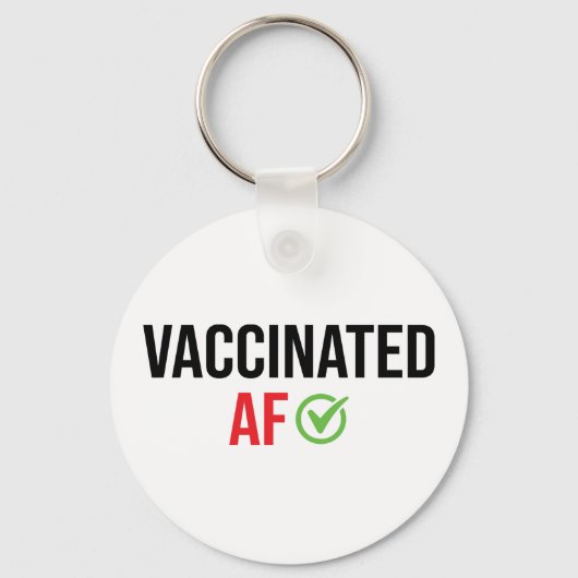 gevaccineerd AF Sleutelhanger (Voorkant)