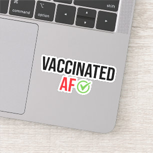gevaccineerd AF Sticker
