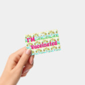 GEVACCINEERD   BADGE (Handheld)