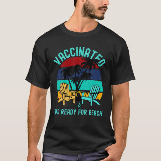 gevaccineerd en klaar om het Zee Vaca van het stra T-shirt