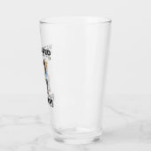 Gevaccineerd en klaar om partij te worden - bier glas (Links)