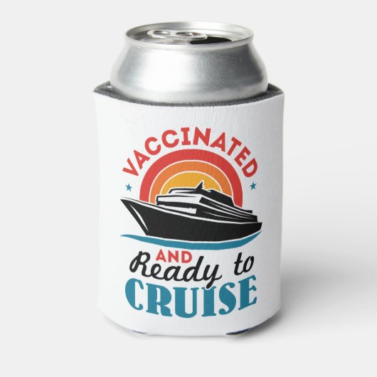 Gevaccineerd en klaar om te kruisen blikjeskoeler (Blikje Achterkant)