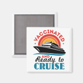 Gevaccineerd en klaar om te kruisen magneet (Voorkant / Achterkant)