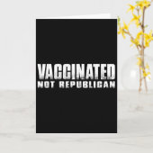 Gevaccineerd Niet Republikeins  Kaart (Gele Bloem)