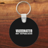 Gevaccineerd Niet Republikeins Sleutelhanger (Voorkant)