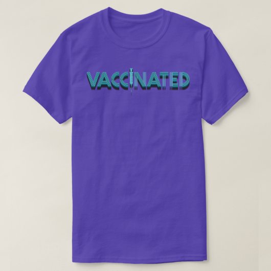 gevaccineerd t-shirt (Design voorkant)
