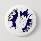 gevaccineerd tot de maximum ronde button 7,6 cm (Voorkant)