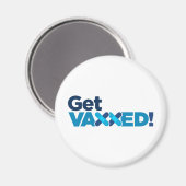 gevaccineerd worden magneet (Voorkant / Achterkant)