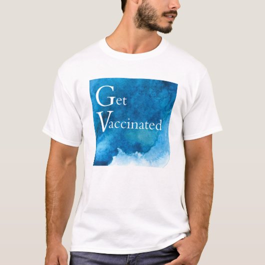 GEVACCINEERD WORDEN T-SHIRT (Voorkant)