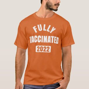 gevaccineerde 2022 Pro vaccin booster Bedankt SC T-shirt