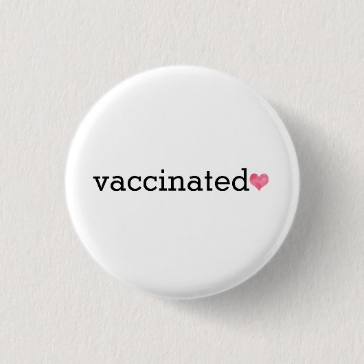 Gevaccineerde Button (Voorkant)