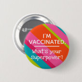 Gevaccineerde Button (Voorkant /achterkant)