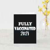 Gevaccineerde Grappige Citaat Pro Gevaccineerd 202 Kaart (Gele Bloem)