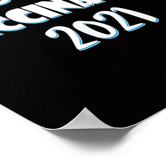 Gevaccineerde Grappige Citaat Pro Gevaccineerd 202 Poster (Hoek)