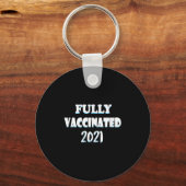 Gevaccineerde Grappige Citaat Pro Gevaccineerd 202 Sleutelhanger (Voorkant)