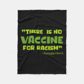 Gevaccineerde Grappige Humor Grafische Kamala Harr Fleece Deken (Voorkant)