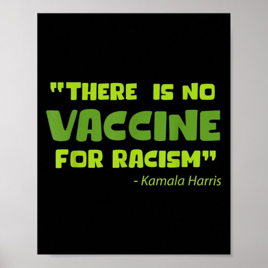 Gevaccineerde Grappige Humor Grafische Kamala Harr Poster (Voorkant)