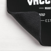 Gevaccineerde Grappige Humor Grafische Quote Gereg Muismat (Hoek)